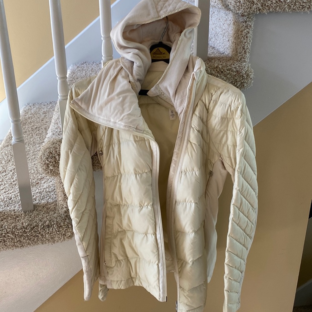 LuLu lemon ivory coat
